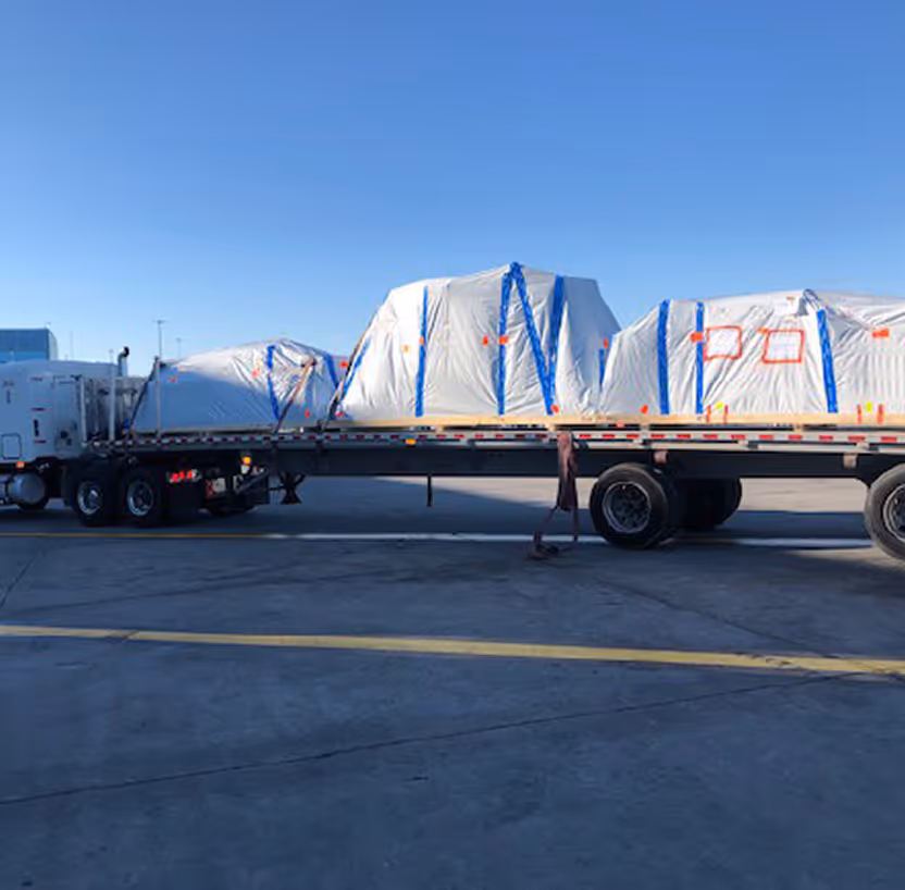 Sensitive instrumentation crated for secure freight handling